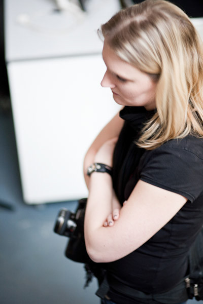 Making-of Mode-Shooting für Sabine Reich