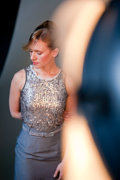 Making-of Mode-Shooting für Sabine Reich