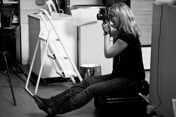 Making-of Mode-Shooting für Sabine Reich